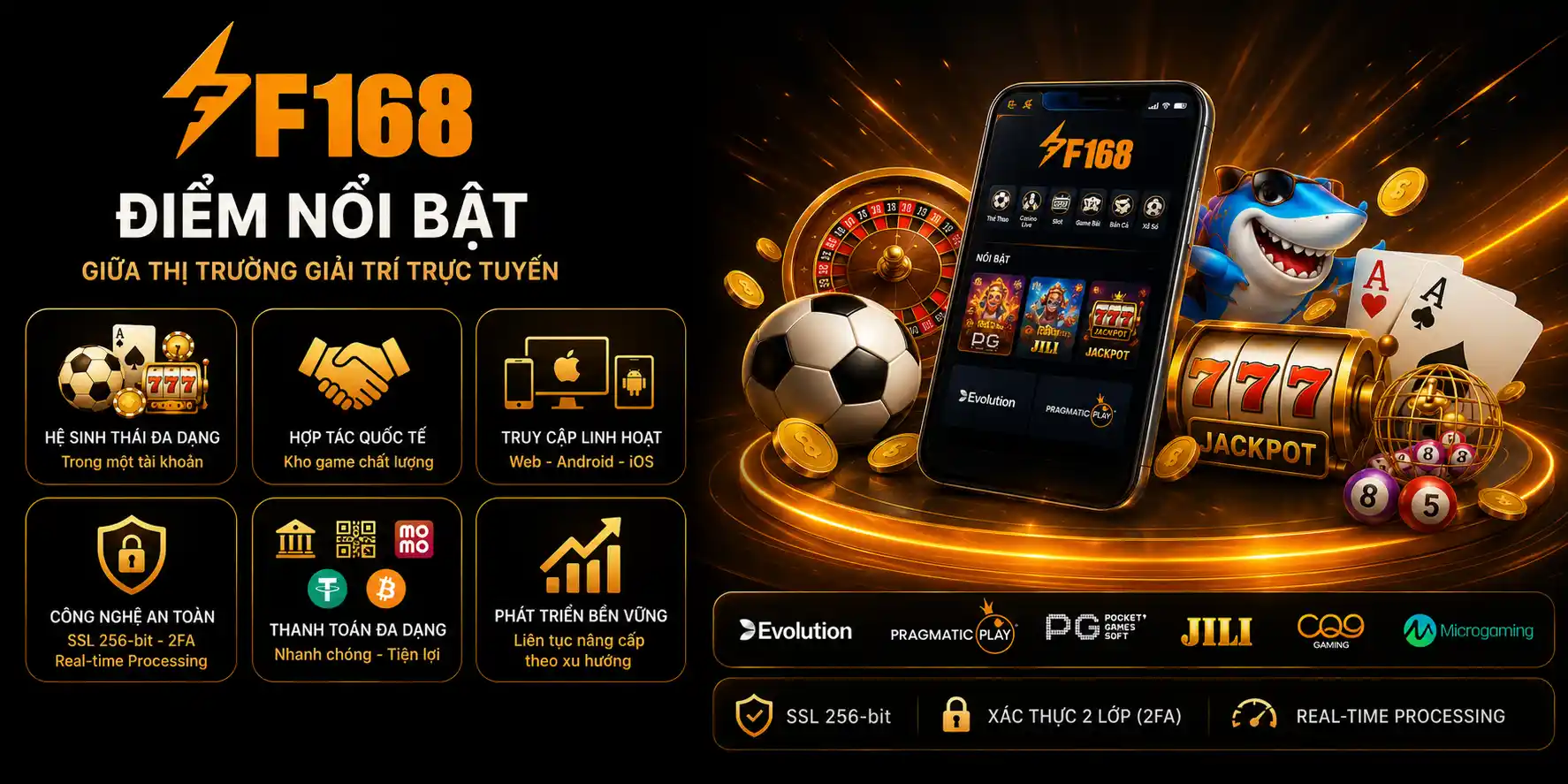 F168 Và Những Điểm Nổi Bật Giữa Thị Trường Giải Trí Trực Tuyến
