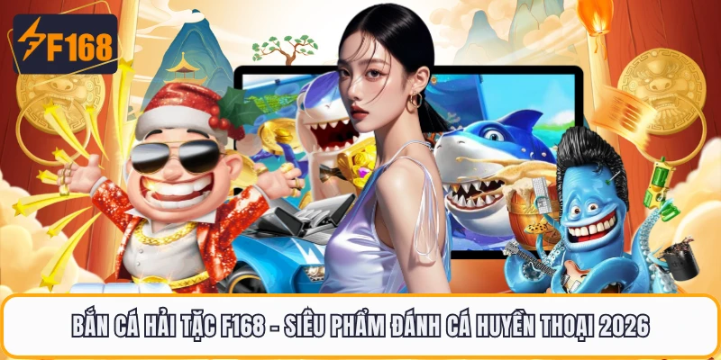 Bắn Cá Hải Tặc F168 - Siêu Phẩm Đánh Cá Huyền Thoại 2026