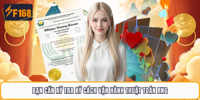Bạn cần kỹ tra kỹ cách vận hành thuật toán RNG