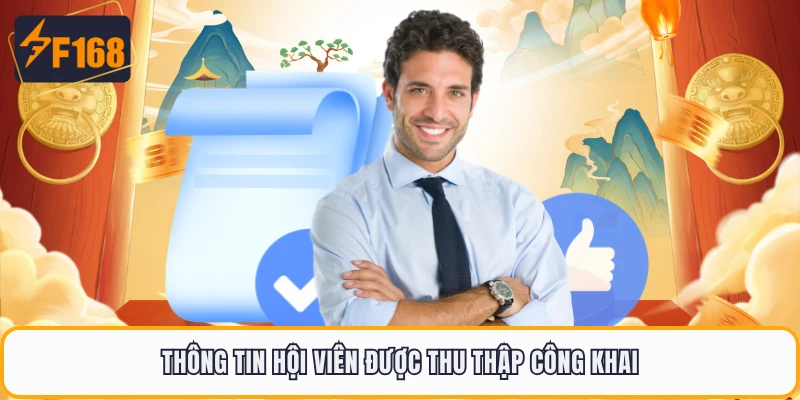 Thông tin hội viên được thu thập công khai